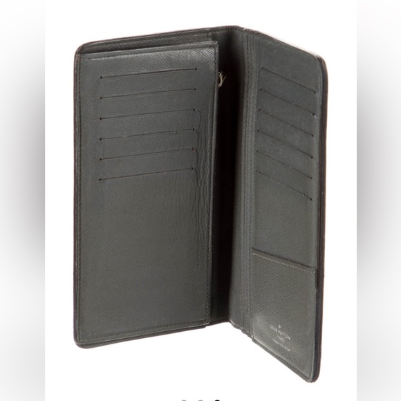 Louis Vuitton Brazza Wallet Gray Leather - Picture 14 of 16